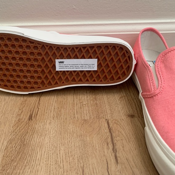 Vans Slip On Pink Women’s Size 9.5 - Picture 5 of 5